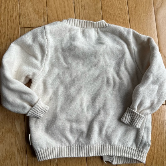 Rabbit & Bear Cream Kids Sweater with Giraffe Design - Picture 3 of 3